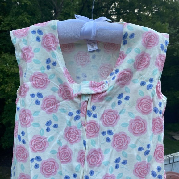 Touched by Nature Organic Cotton Sleeping Bag 12-18 months rose print NEW - Picture 2 of 4